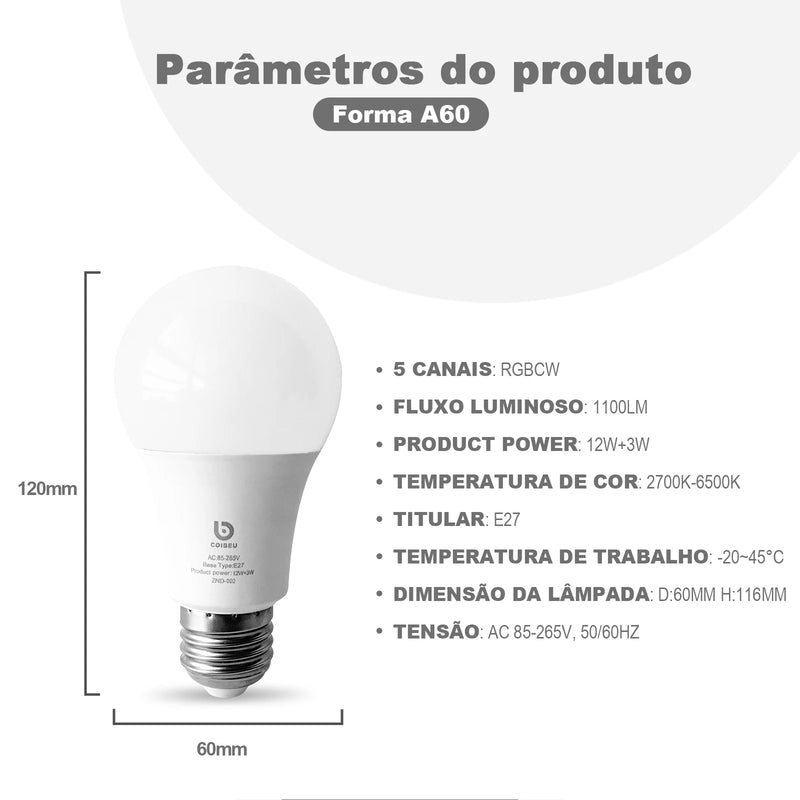 Lâmpada Inteligente Alexa